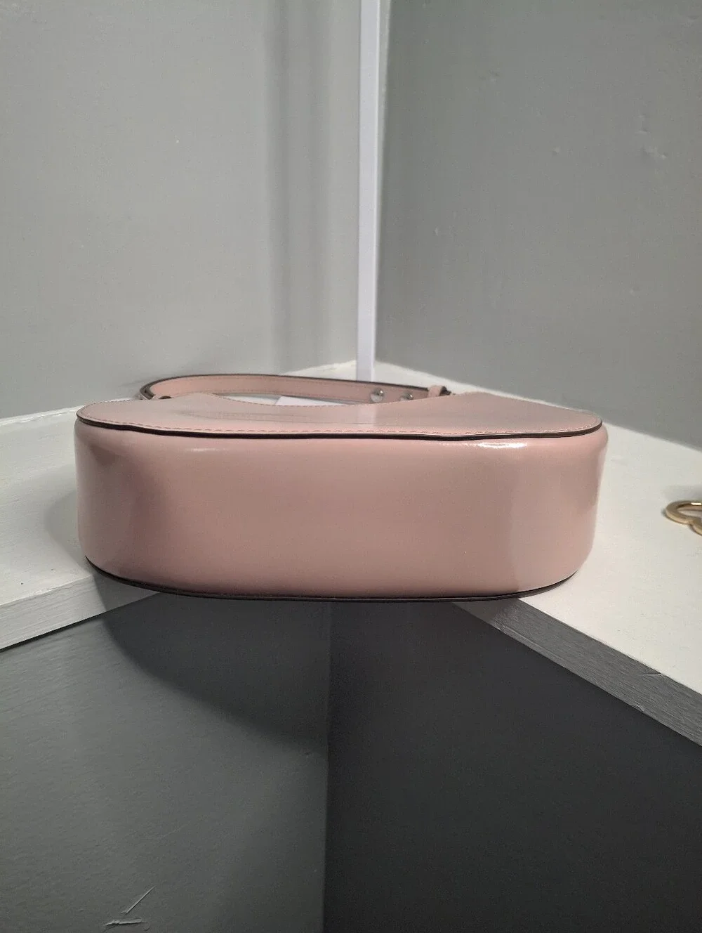 Tory Burch Emerson Clay Pink Leather Shoulder Bag w/ Dust Bag Like New